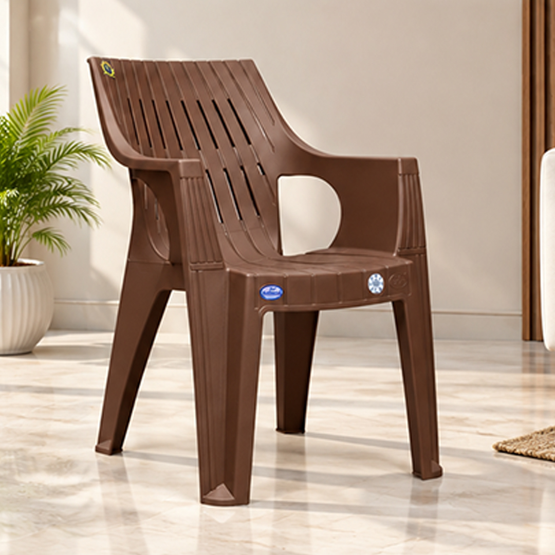 VV National Jaguar Premium Plastic Armchair – Pack of 2 Pcs